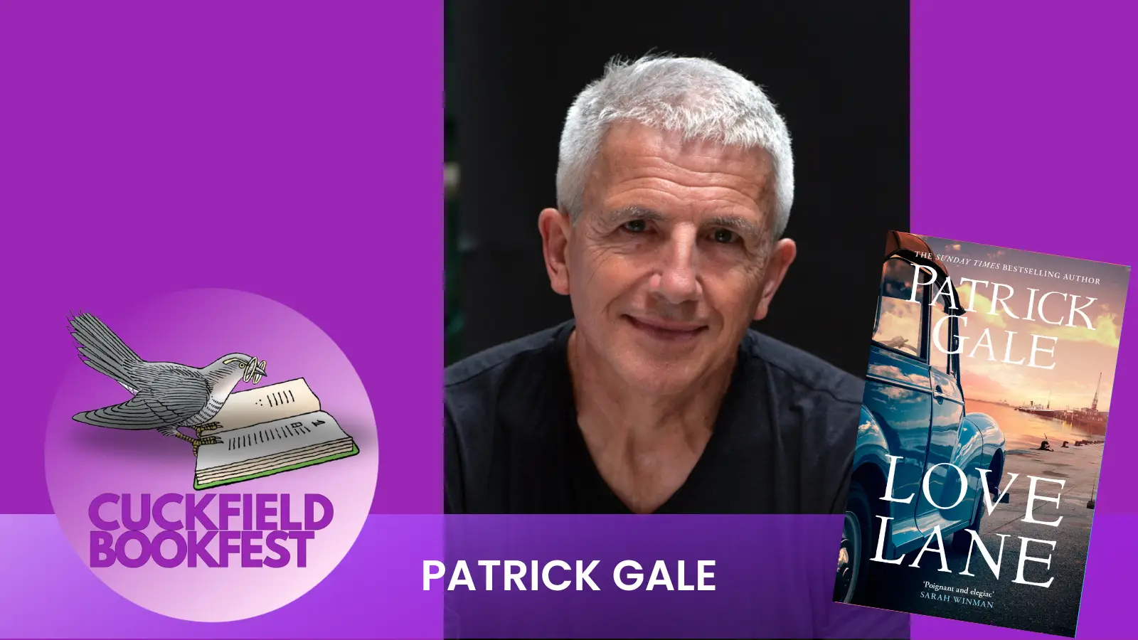 Patrick Gale Cuckfield Bookfest 2026