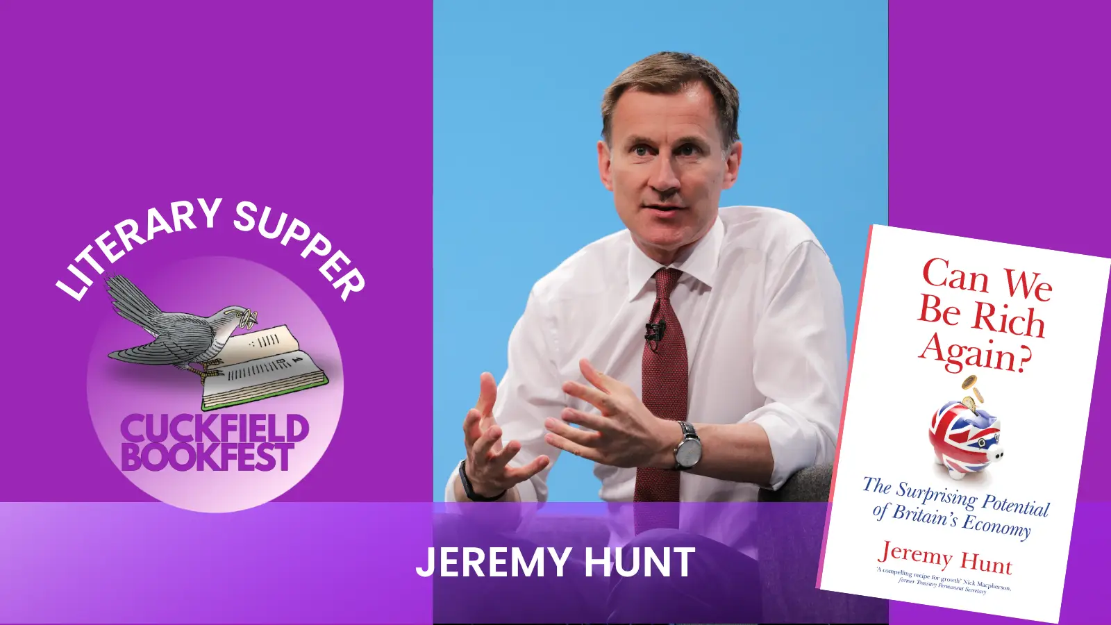 Supper with Jeremy Hunt